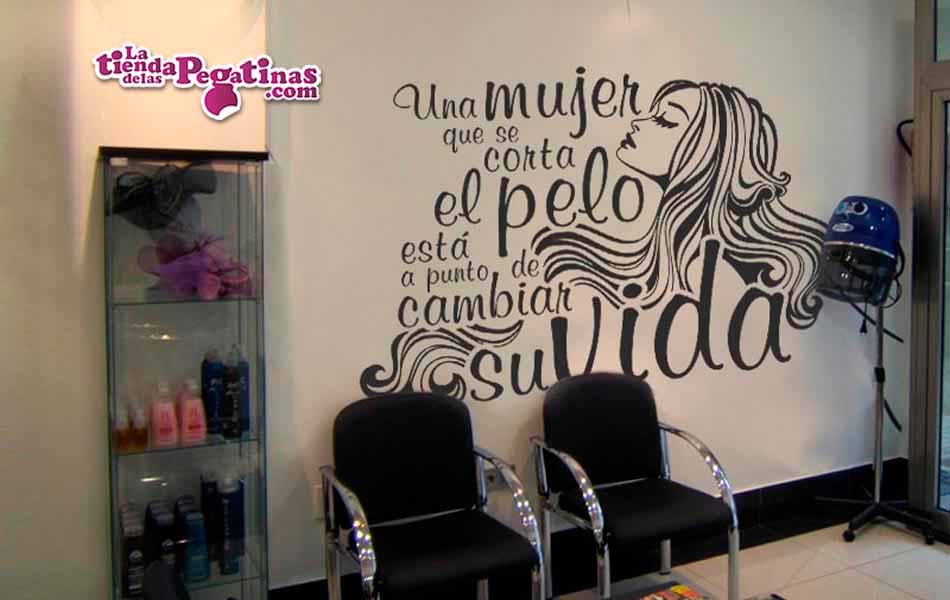 Vinilo decorativo - Peluquería y estética 2