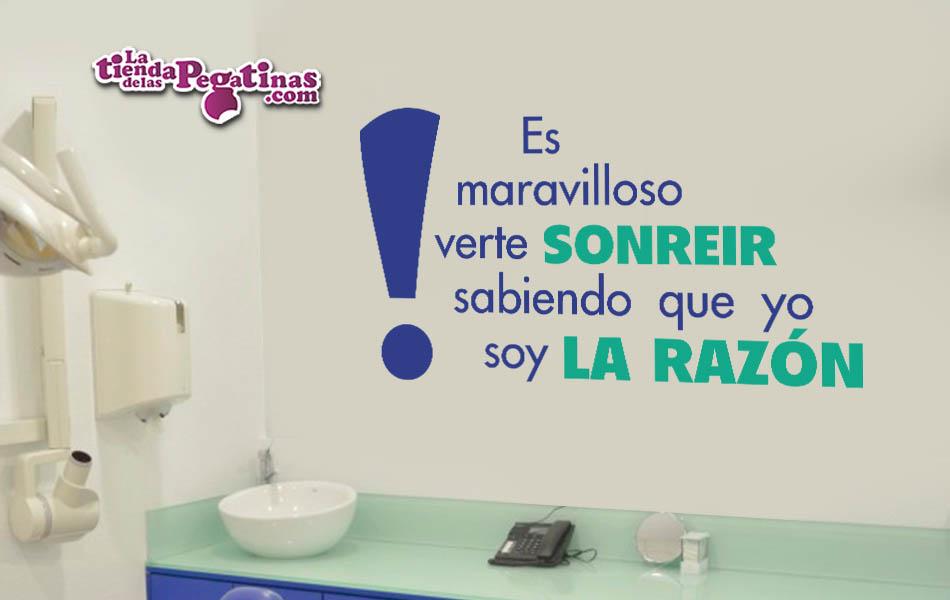 Vinilo La razón de tu sonrisa