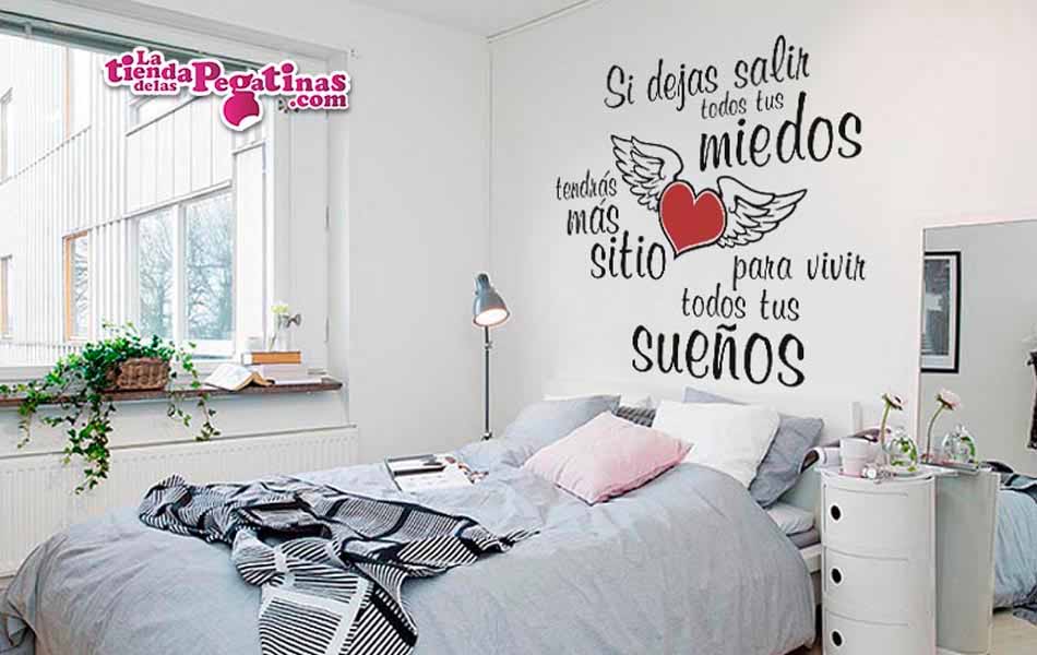 Vinilos Decorativos para pared Frase Las alas son tuyas.