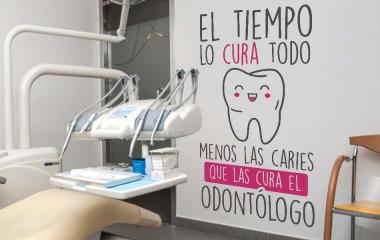 Vinilo Curar la caries