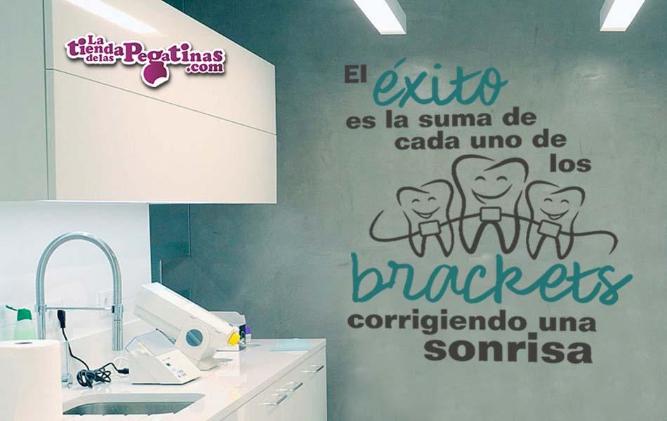 Vinilo Brackets sonrisa
