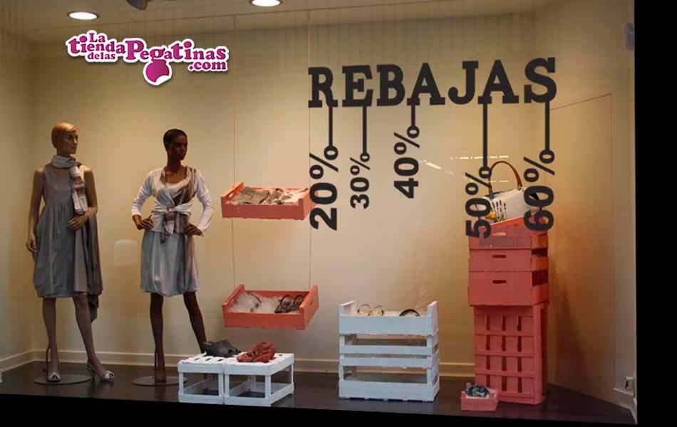 Vinilo Descuentos colgantes