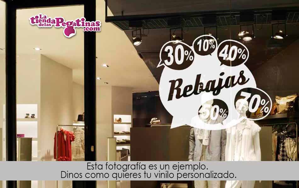 Vinilo decorativo Descuentos en bocadillos