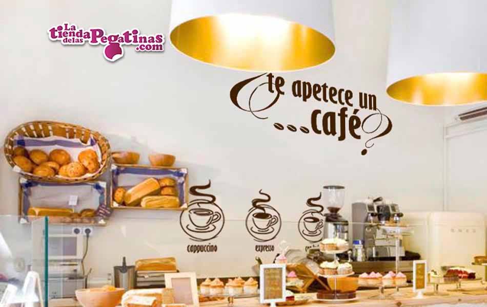 Vinilo Te apetece un café