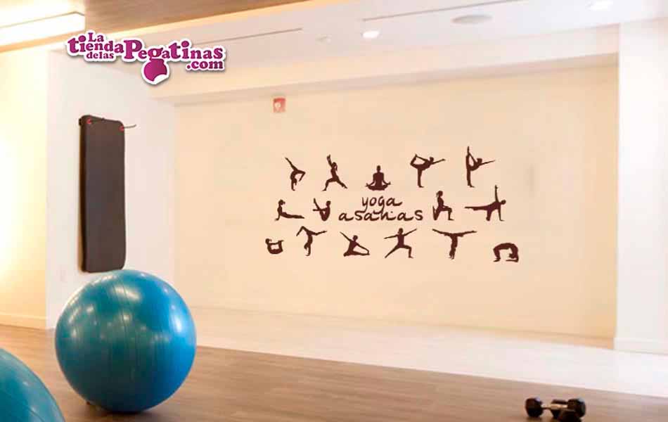 Vinilo Posturas de yoga