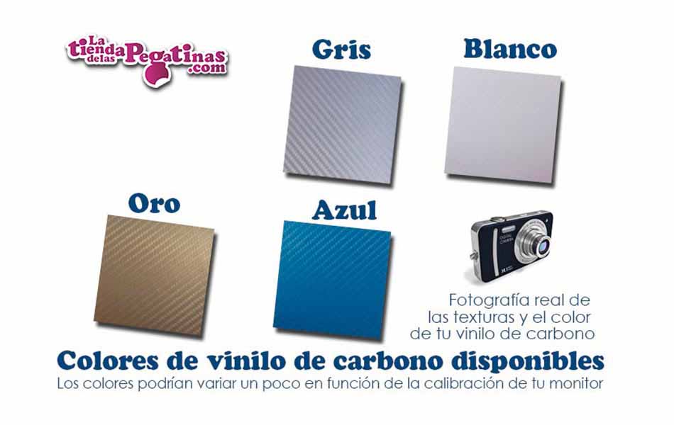 Vinilo de carbono de colores 