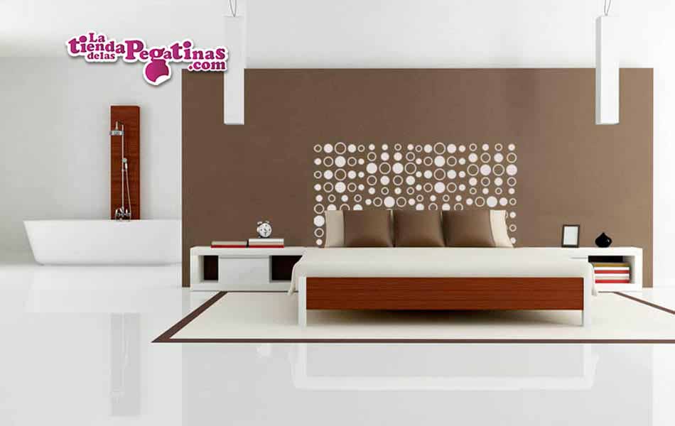 Vinilo decorativo - Cabecero punto a punto