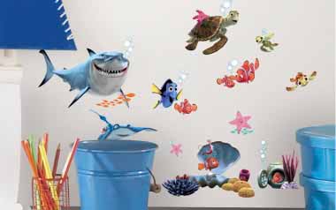 Vinilo - Personajes Buscando a Nemo