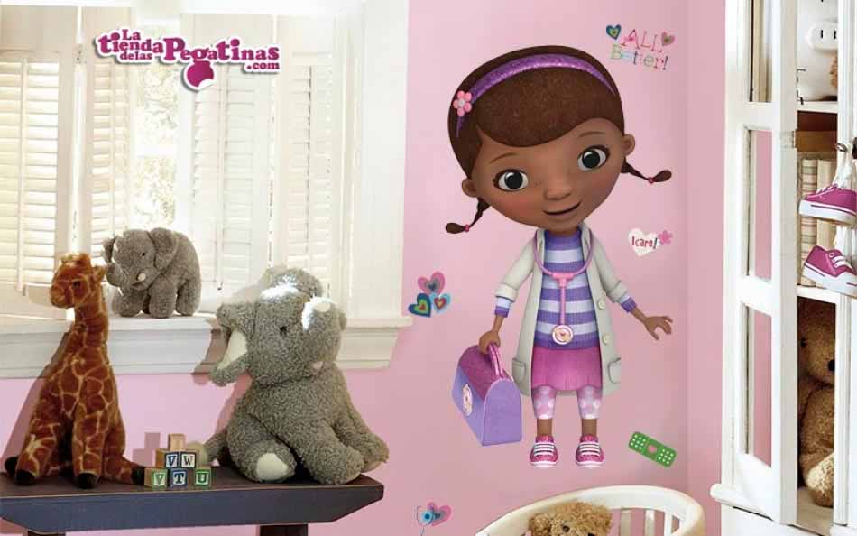 Vinilo infantil Doctora Juguetes