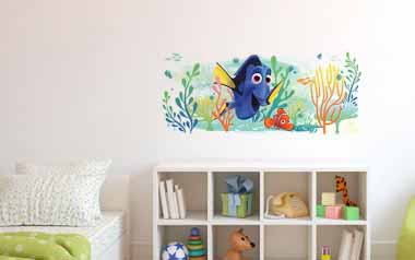 Pegatina Dory y Nemo