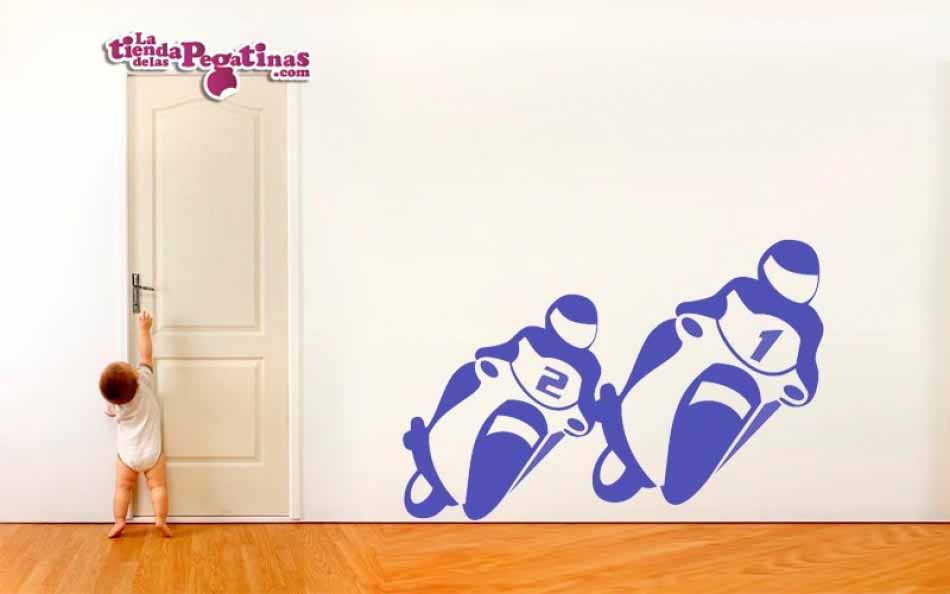 Vinilo infantil - Moto Gran Prix