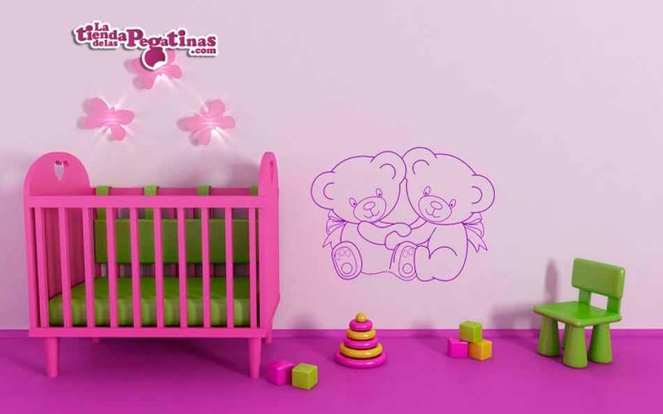 Vinilo infantil - Osos Amorosos