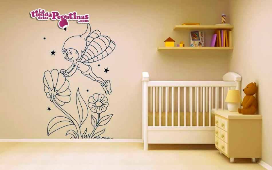 Vinilo infantil Duende Recolector
