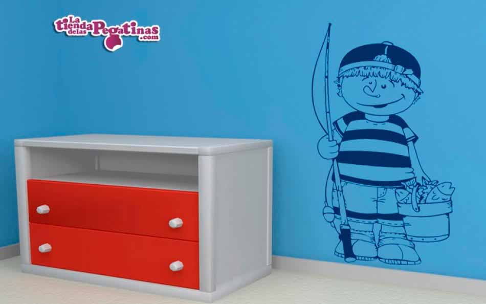 Vinilo infantil Pescador Infantil