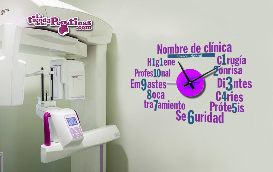 Vinilo Reloj para dentistas S