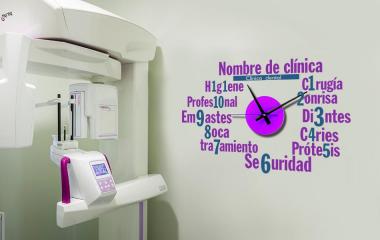 Vinilo Reloj para dentistas S