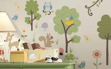 Vinilo infantil El bosque encantado
