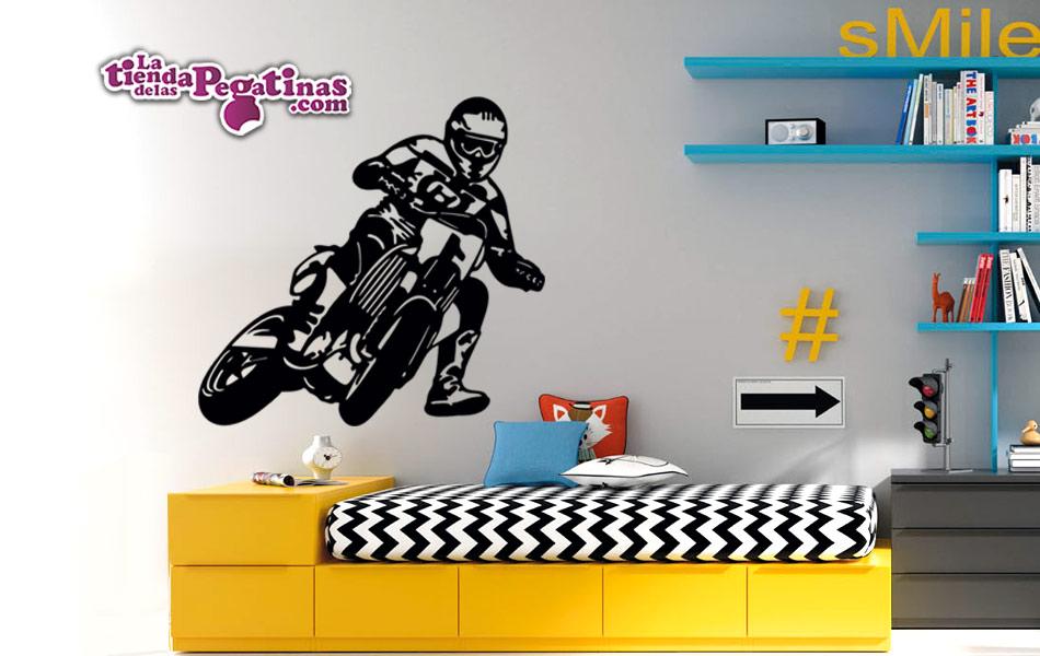 vinilo decorativo pegatina moto
